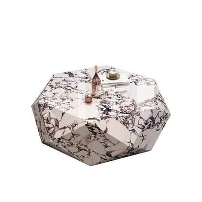 Y Minimalist Luxury Stone Rock Plate Diamond Modern Minimalist High Sense Small Apartment Shaped Coffee Table Living Room Home