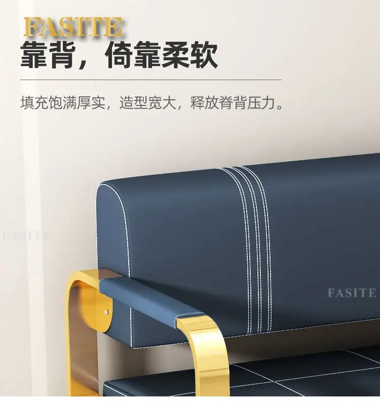 Office reception small apartment sofa barber shop waiting chair rental house clothing beauty salon lounge