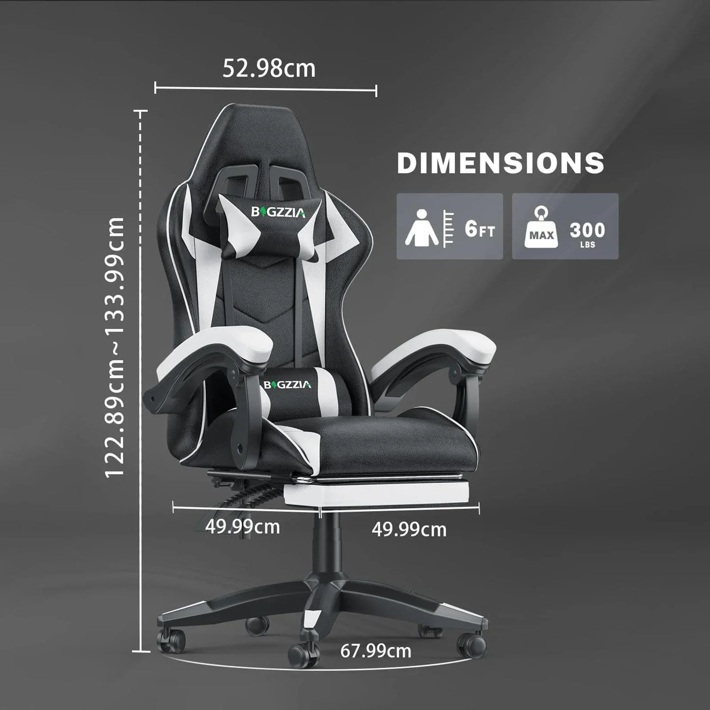 Ergonomic With Lumbar Gaming Chair With Footrest Gamer Chairs Cushion Headrest Silla Gamer Cadeira Computer Office Chair