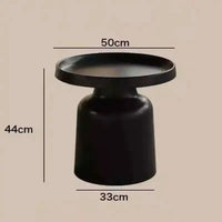 Metal Black Coffee Table Living Room Light Luxury Modern Round Coffee Tables Minimalist Nordic Kaffee Tische Home Furniture