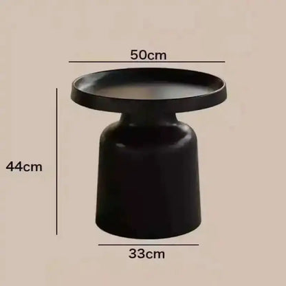 Metal Black Coffee Table Living Room Light Luxury Modern Round Coffee Tables Minimalist Nordic Kaffee Tische Home Furniture