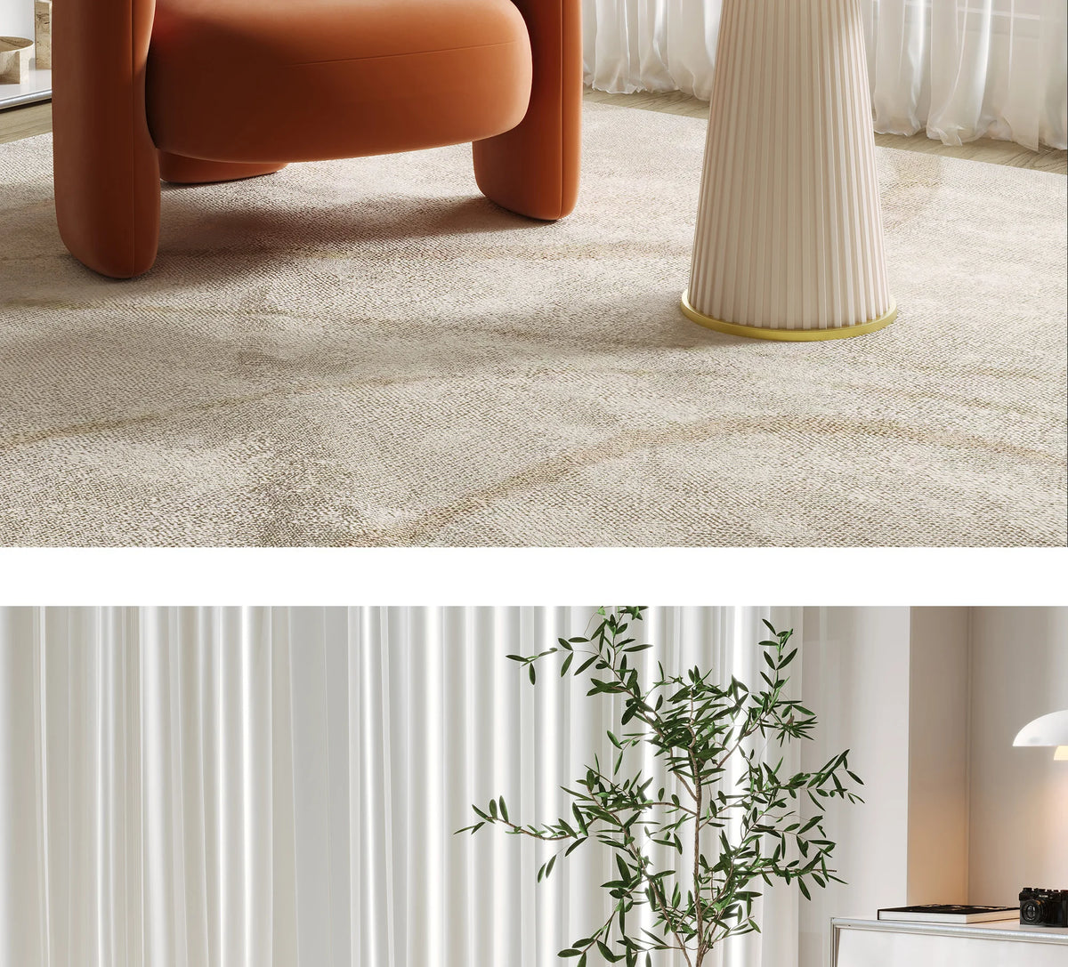 Cream Single Sofa Chair Balcony Light Luxury Chair Tea Table Combination Beauty Salon Rest Area Reception Negotiation Chair