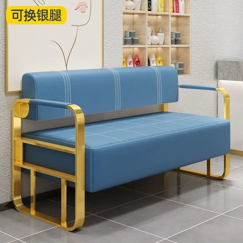 Office reception small apartment sofa barber shop waiting chair rental house clothing beauty salon lounge