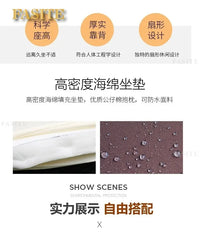 Outdoor round rattan sofa combination garden courtyard