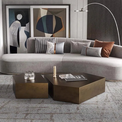 Glam Simple Coffee Table Ornaments Frame Design Storage Coffee Table Modern Aesthetic Meubles De Salon House Accessories