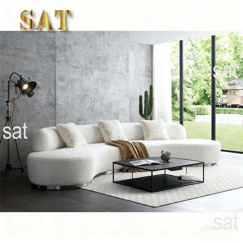 # Customized Special Shape Cloud Sofa Set Furniture for Living Room Hotel Apartment Hall Eco-friendly Comfortable Soft