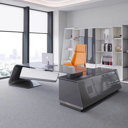 Modern luxury 200 240 280 cm paint boss desk Motion Computer desk office table computer desks Office Furniture gaming tables