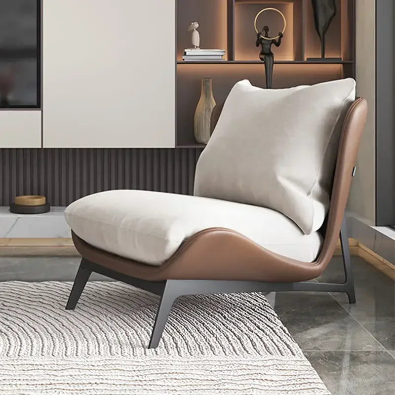 Single Chair Sofa Dining Armrest Chairs Black Yellow Upholstered Armchair Living Room Upholstery Replacement Salon Furniture