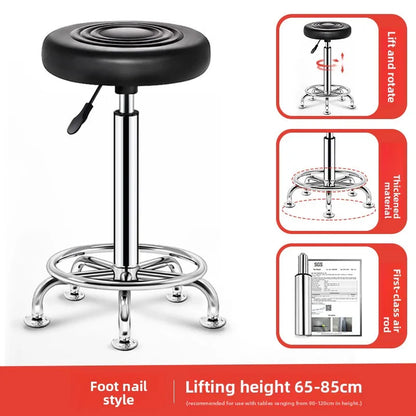 Bar chair swivel chair lift bar chair swivel bar stool haircut chair high stool round stool beauty stool