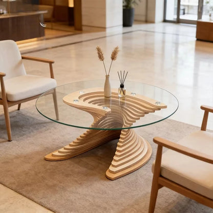 High quality latest design modern white glass coffee table