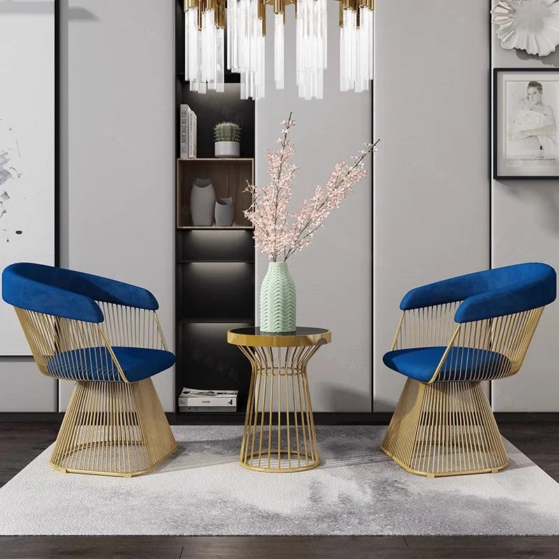 Light luxury leisure club hotel lobby negotiation chair coffee milk tea shop home leisure chair