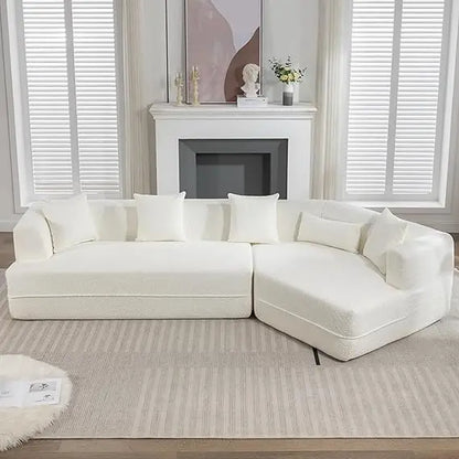 Modular Sectional Sofa in Cloud Comfy Style, Deep Seating, No Assembly Required, Living Room Furniture for Comfortable Relaxatio