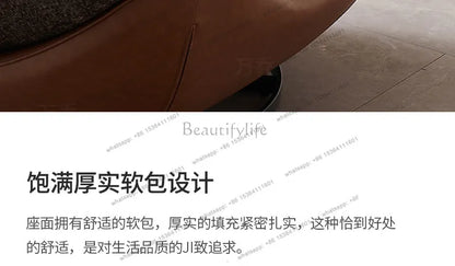 Italian minimalist lazy sofa chair modern simple living room bedroom home balcony swivel chair