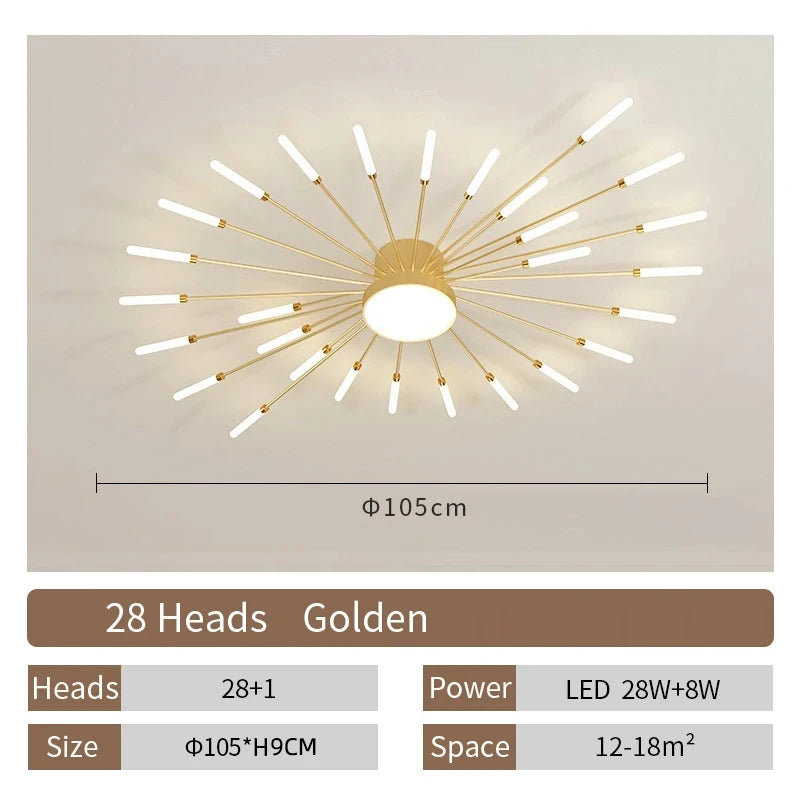Creative LED Ceiling Lamp Modern Living Room Lights Nordic Home Decor Dining Bedroom Lighting Lustre Indoor Ceiling Pendant Lamp