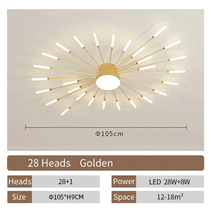 Creative LED Ceiling Lamp Modern Living Room Lights Nordic Home Decor Dining Bedroom Lighting Lustre Indoor Ceiling Pendant Lamp