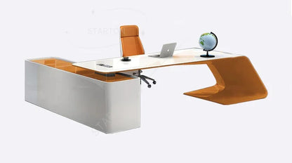 European Style Fashion Company Ceo Desk Modern Design Office Furniture L Shape Design Office Table Wooden Office Desk