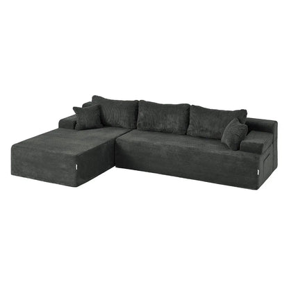 Modular Sectional Sofa Couches L-Shape Couch 3 Seat Modular Sofa Memory Foam Sectional Couches for Living Room,, Customized