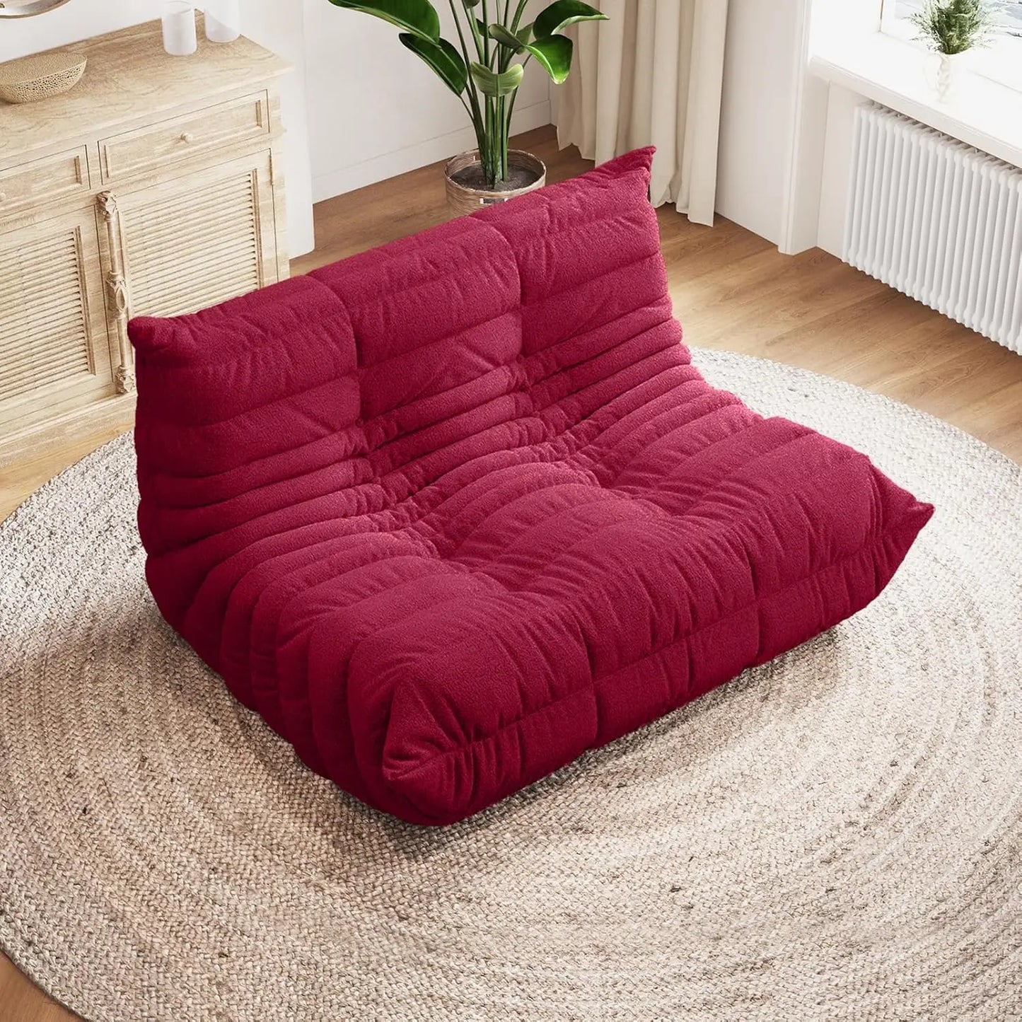 Bean Bag Chairs for Adults, Giant Bean Bag Chair Sofa with Memory Foam, Comfy Beanbag Loveseat Lazy Sofa for Living, Customized