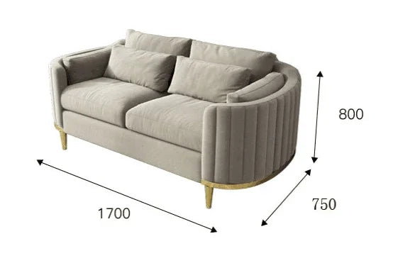 For Luxury Fabric Sofa Living Room Couch Furniture Curved Dresser Home Sofa Set1+2+3 for Italian Style Dubai