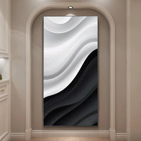 Abstract 3D Textured Canvas Painting 3D Vision Wall Art Minimalism Geometry Poster Print Office Living Room Modern Home Decor