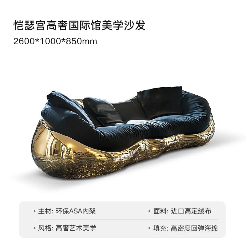 Art Aesthetics Sofa Villa Modern Light Luxury Furniture High Luxury International Pavilion J1