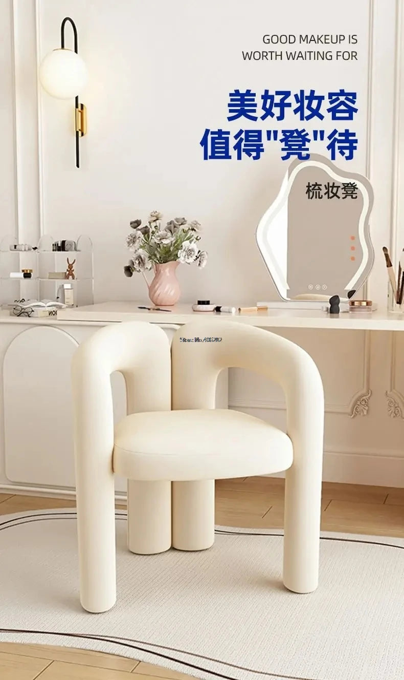 Richome Stool Dressing Chair Makeup Simplicity Modern Bedroom Home Use Light Luxury Dressing Table Simplicity Living Room Sofas