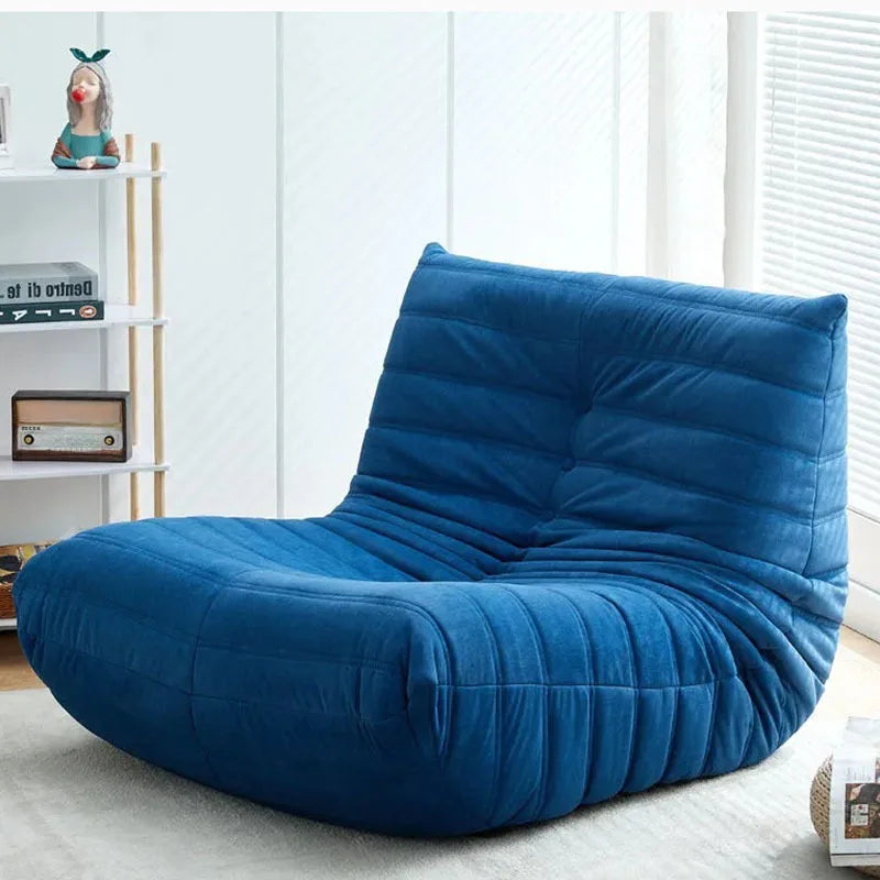 BLazy fabric bedroom living room cream wind can lie down and sleep leisure balcony single chair