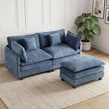 Sectional Couch, Comfy Cloud Modular Sectional Sofa, Deep Seat Modern Cloud Sofa, Modular Sofas for Living Room,, Customized