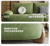 Luxury Green Living Room Sofa Modern Nordic Design Reclinable Sectional Muebles De Sala Stylish Home Furniture Decorr Space