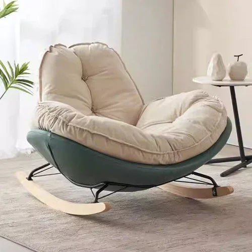 Thickened Penguin Rocking Chair Balcony Sofa Home Bedroom Leisure Chair Wide