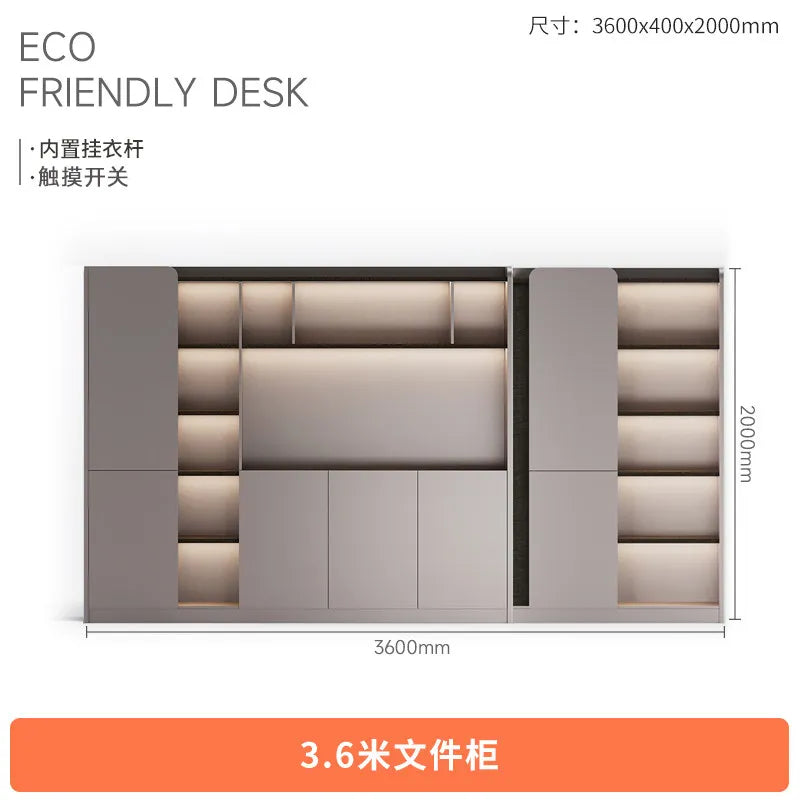 Light luxury boss Advanced minimalist modern CEO and Chairman's office table office furniture Computer desk Room desks