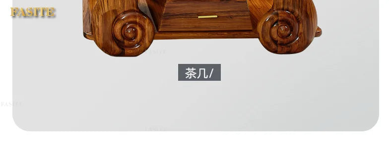 Modern ebony leather sofa first layer cowhide home simple new Chinese living room solid wood