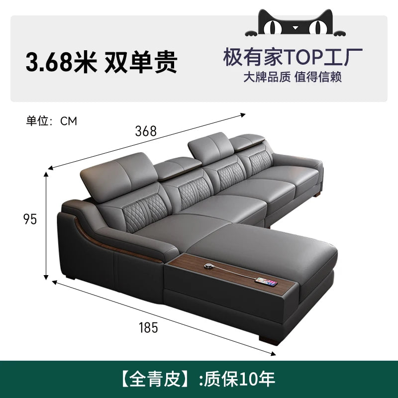 Genuine Leather Modern Sofas Luxury Recliner Comfortable Relax Armchairs Sofas Bedrooms Lazy Sillas Para Sala De Estar Furniture