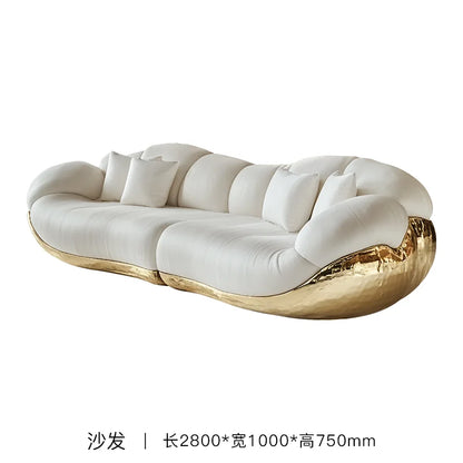 Learning Sofa Villa Italian Light Luxury Furniture High Luxury International Pavilion