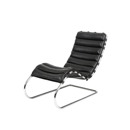 Lounge Chair Lunch Break Home Balcony, Office Medieval Chair Designer Stainless Steel Leisure Chair Single