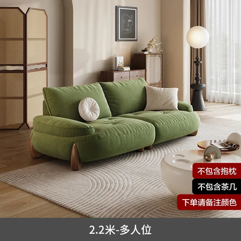Luxury Green Living Room Sofa Modern Nordic Design Reclinable Sectional Muebles De Sala Stylish Home Furniture Decorr Space
