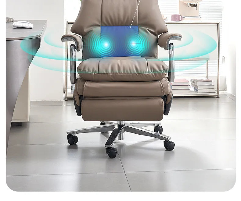 Multi functional genuine leather office chairs sillas gaming ergonomic chair cadeira ergonômica chaise gaming office furniture