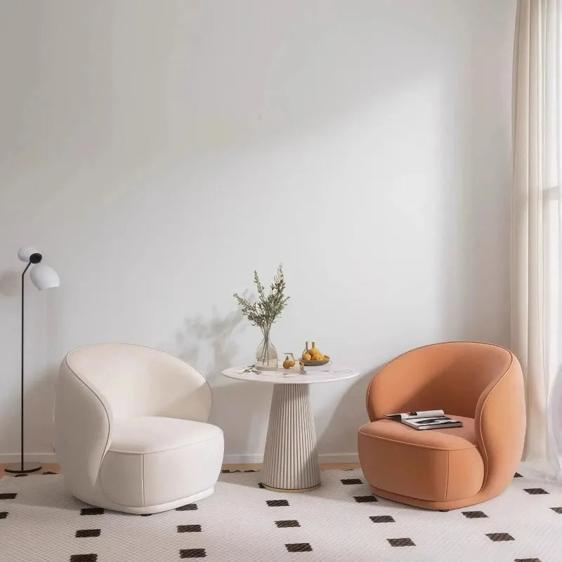 Nordic Chaise Lounge Modern Simple Single Sofa Living Room Small Apartment Beauty Salon Rest Reception Negotiation Leisure Chair