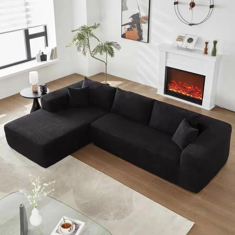 living room office Armchair Convertible sofa L-shape lounge compressed sofa seats lazy home modern Relaxing luxury furniture