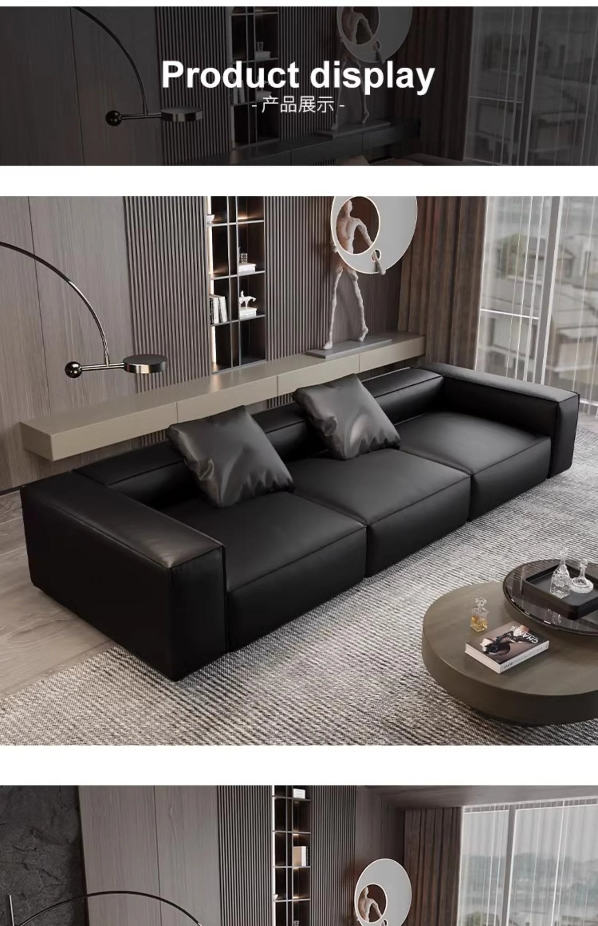 Nordic Minimalist Living Room Sofas Leather Sex Recliner Designer Lounge Sofas Garden Relaxing Designer Divano Salon Furniture