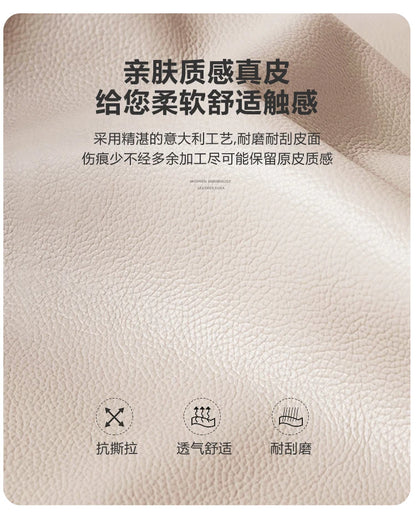 Aesthetic Classic Living Room Sofas White Real Leather Luxury Soft Sofa Lounge Lazy Modern Woonkamerbanken Furniture For Home