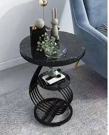 Nordic Round Coffee Tables Books Big Luxury Gold Nordic Hall Side Coffee Table Bedside Dressing Mesitas De Noche Home Furniture