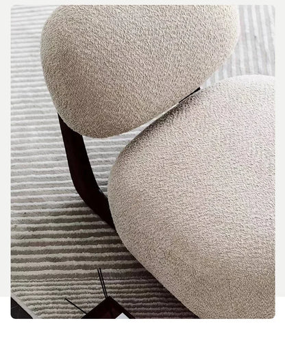 Beautiful single sofa chair solid wood simple floor Slacker children internet celebrity