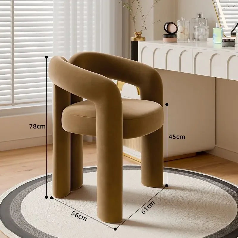 Richome Stool Dressing Chair Makeup Simplicity Modern Bedroom Home Use Light Luxury Dressing Table Simplicity Living Room Sofas