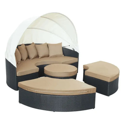 --Factory Price Patio Rattan Furniture Set Garden Outdoor Furniture Garden Rattan Sofa Garden Set