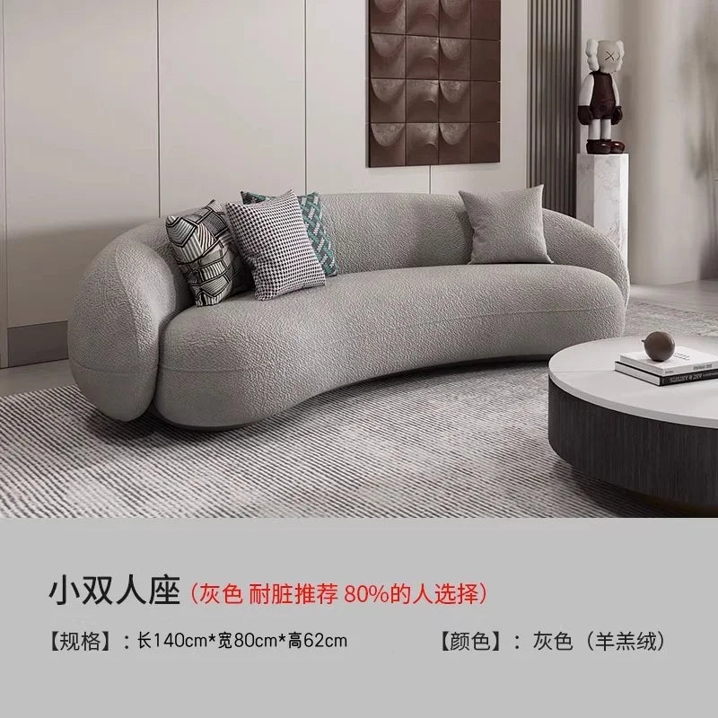 Narrow Designer Living Room Sofas Beige Italian Luxury Modern Living Room Sofas 2 Seater Nordic Woonkamerbanken Home Furniture