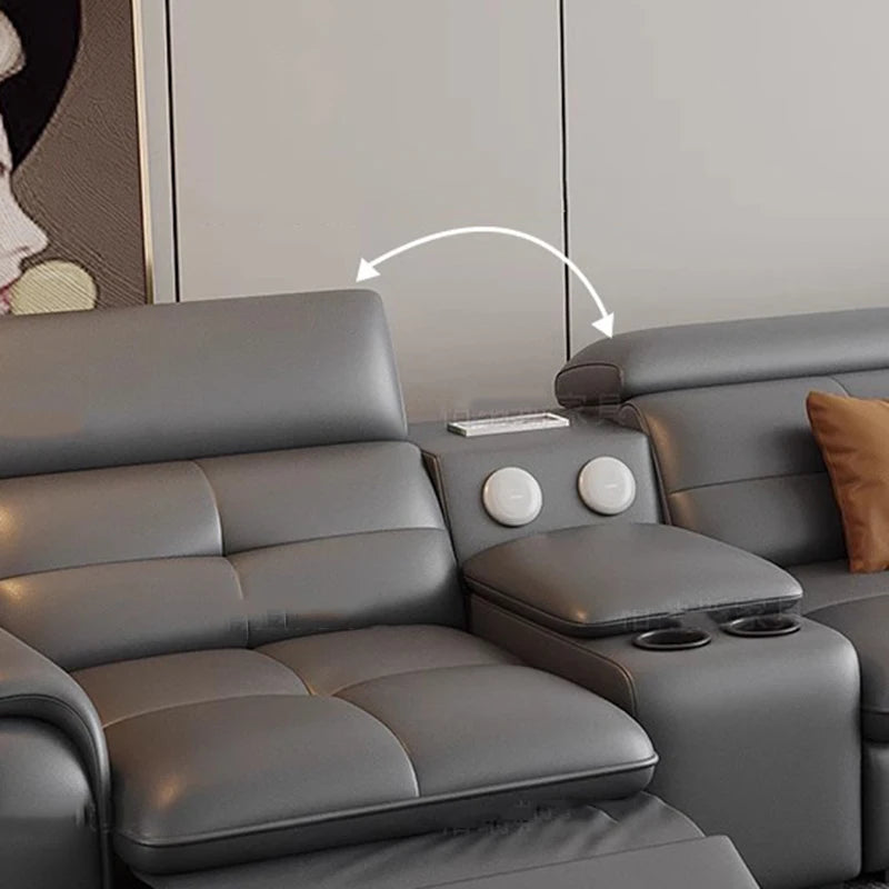 Italian Modern Sofas Minimalist Living Room Electric Lazy Sofas Relax Armchairs Apartment Articulos Para El Hogar Accessories