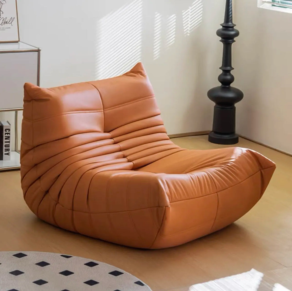 Lazy sofa bean bag balcony bedroom living room caterpillar lazy sofa reclining single sofa super comfortable