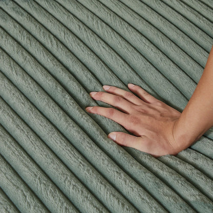 87" Oversized Sectional Lounge Chaise, Cloud Plush Loveseat with Reclining Sofa Bed, Fluffy Modern Sleeper Chair for Living Room