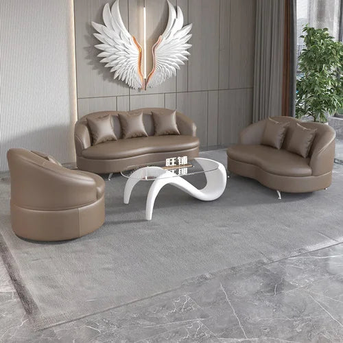 Grand canapé de luxe blanc imperméable à l'eau Simple vert Chaise longue nouveau canapé naturel concepteur Muebles Para dortoir meubles